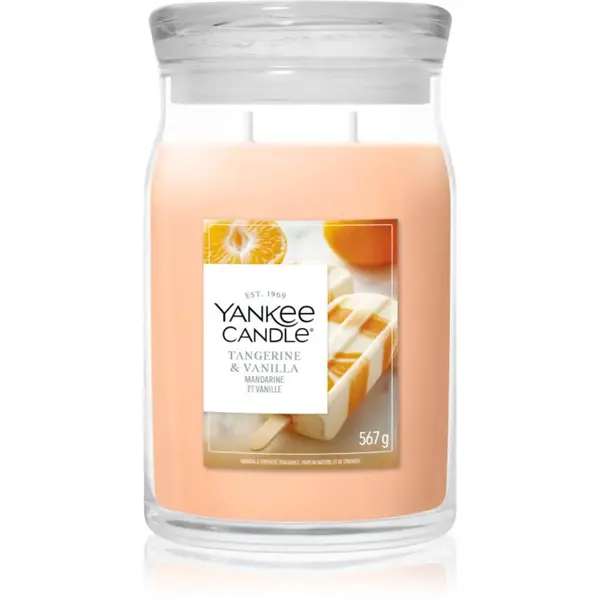Yankee Candle Tangerine & Vanilla vonná svíčka 567 g