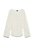 VERO MODA Tričko  biela / prírodná biela
