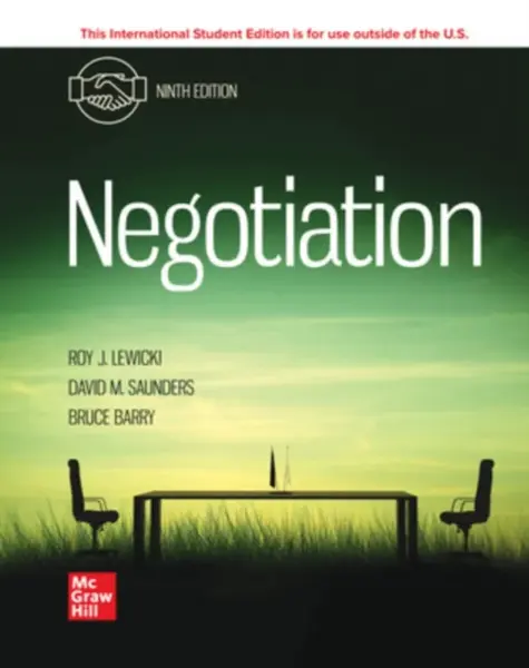 Negotiation ISE - Bruce Barry, Roy Lewicki, David Saunders