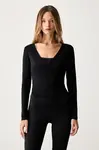 Le Privé  zavinovací halenka dámská SOFTSKIN BALLET TOP