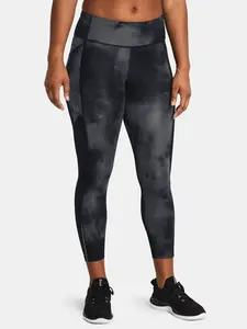 Under Armour Legíny UA Fly Fast Ankle Prt Tights-BLK - Dámské