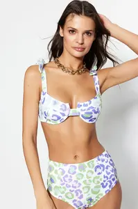 Trendyol zvířecí vzor s kosticemi bikiny