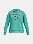 Tyrkysová mikina Under Armour Pjt Rck Brhma Bull Fleece HD