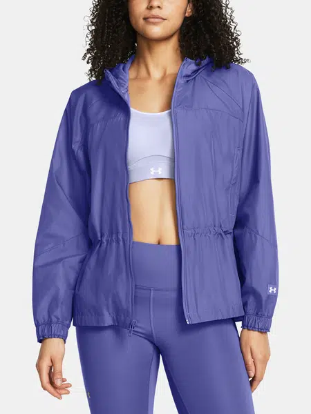 Under Armour Bunda UA Rush Woven FZ OS Jkt-PPL - Dámské