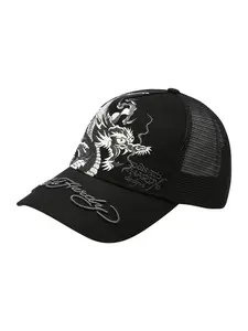 Ed Hardy Čiapka  sivá / čierna / biela