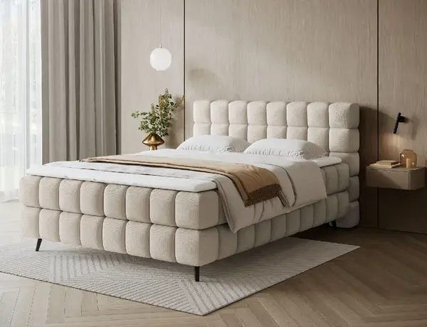 Boxspring Sabeno Rozměry: 160 x 200 cm, látka: Calmora 18