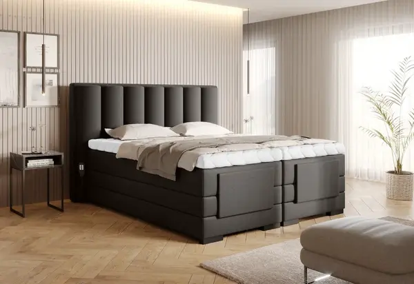 Boxspring Veros Rozměr: 180 x 200 cm, látka: Flores 22