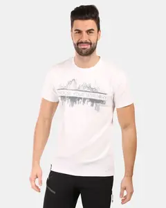 Pánské bavlněné tričko kilpi discover-m bílá l