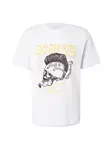 JACK & JONES Tričko 'JORSHAPE'  svetložltá / čierna / biela