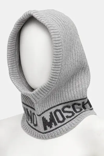 Moschino kapucňa dámska s prímesou vlny