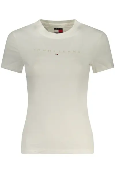 Bílé triko s krátkým rukávem Tommy Hilfiger