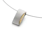 Boccia Titanium Bicolor titanový přívěsek s pravými diamanty 0793-04