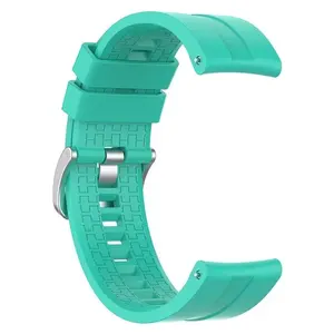 BStrap Silicone Cube remienok na Huawei Watch GT 42mm, teal