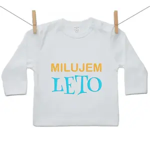 Boodyy Tričko s dlhým rukávom Milujem leto 128 (7-8 rokov)