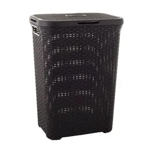 Koš na prádlo Curver Style 60L tmavě hnědý