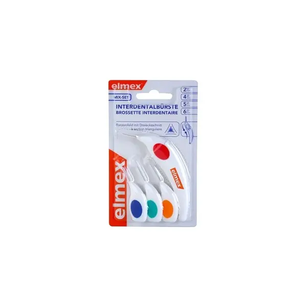 Elmex Medzizubná kefka 2, 4, 5, 6mm mix