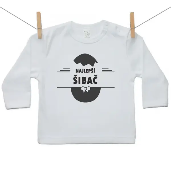 Boodyy Tričko s dlhým rukávom Najlepší šibač 116 (5-6 rokov)