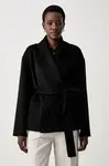 Calvin Klein  krátký kabát dámský s vlnou