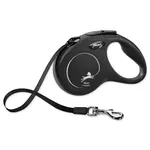 Flexi Vodítko Classic New páska S černé 5m