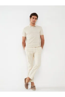 Pánské kalhoty LC Waikiki Slim Fit s pruhy