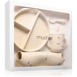 Mushie Feeding Toddler Set jídelní sada pro batolata 6m+ Bees