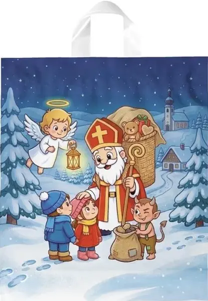 Igelitová Mikulášská taška XL