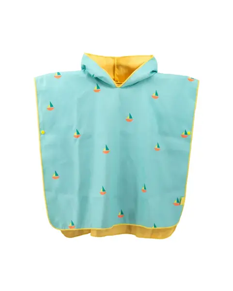 Quut Dětské plážové pončo - Banana Blue