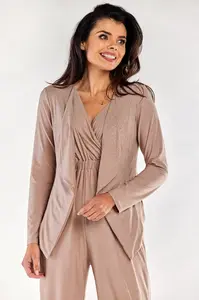 Awama Woman's Jacket A559 Beige