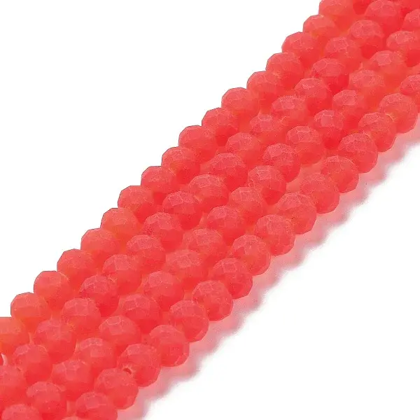 Transparent Glass Beads Strands
