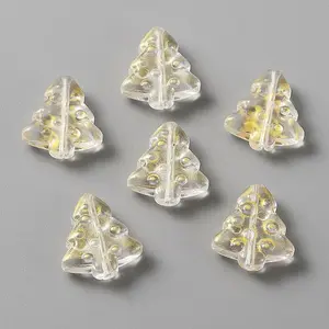 Christmas Transparent Handmade Lampwork Beads