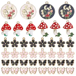 Alloy Enamel Pendants