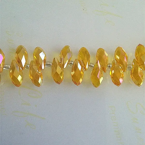 Transparent Facted Glass Beads