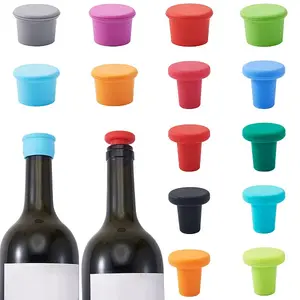 14Pcs 14 Styles Silicone Bottle Stopper