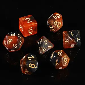Acrylic Polyhedral Dice Set