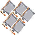 5Pcs Nylon Mesh Pen Bag