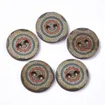 2-Hole Printed Wooden Buttons