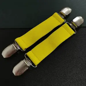 Polyester Kids Mitten Clips Iron Elastic Mitten and Glove Clips