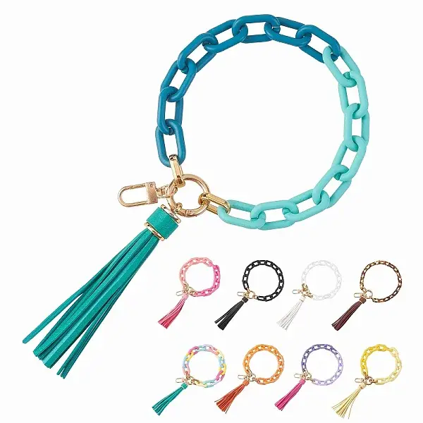 Chain Link Wristlet Keychain