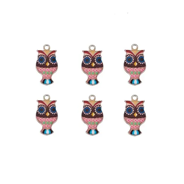 Alloy Enamel Pendants