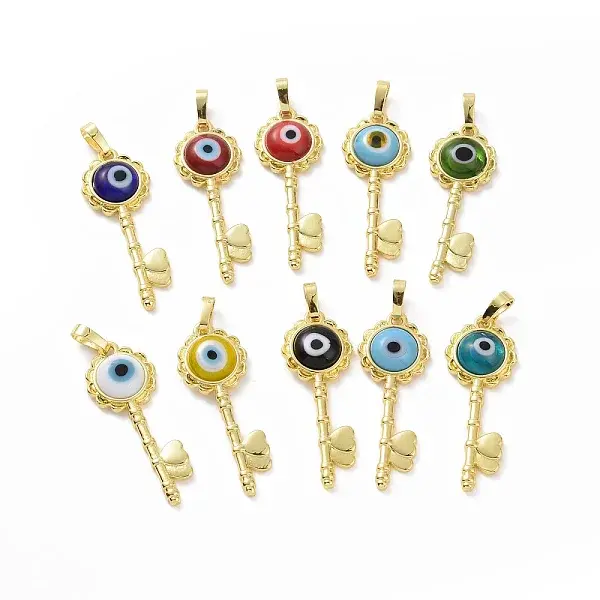 Handmade Evil Eye Lampwork Pendants