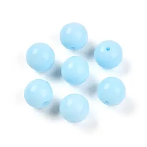 Opaque Solid Color Glass Beads