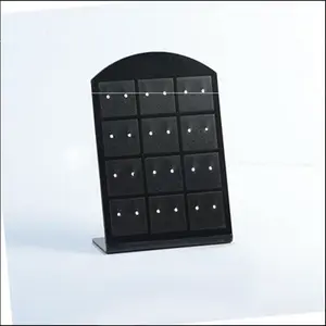 L-shape PVC Jewelry Storage Holder Stand