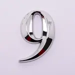 Plastic & PVC Number Sign Labels