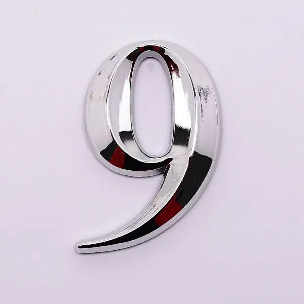 Plastic & PVC Number Sign Labels