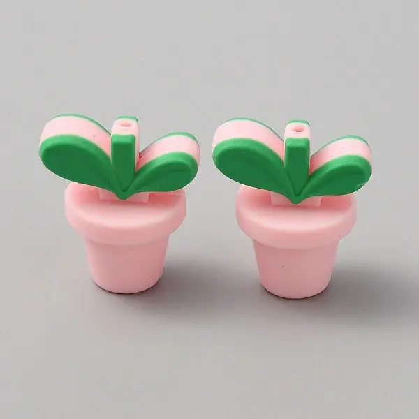 Leaf Pot Food Grade Eco-Friendly Silicone Beads