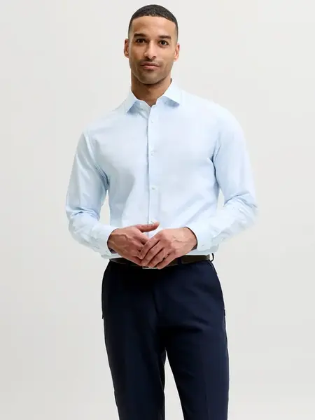 JACK & JONES Košeľa 'JPRBLAPARKER'  pastelovo modrá