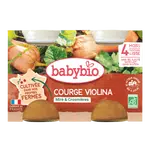 BABYBIO Tekvica Violina z našej vlastnej ekofarmy 2x130 g