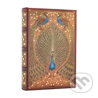 Paperblanks - denný diár Hafiz’s Peacocks 2026 (mini, elastické zatváranie)