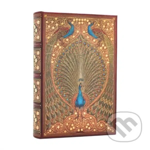 Paperblanks - denný diár Hafiz’s Peacocks 2026 (mini, elastické zatváranie)