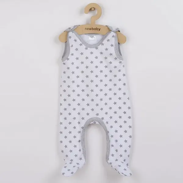 Dojčenské dupačky Classic II sivé s hviezdičkami., vel. 80 (9-12m)